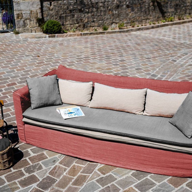 Canapé en Lin Alizée  - Composition Altéa - Embrin