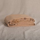 Drap Plat en Lin Lavé Miel