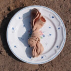 Serviettes de Table en Lin Lavé Miel (lot de 4)