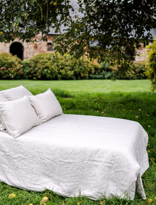 Housse de Couette en Lin Lavé Naturel