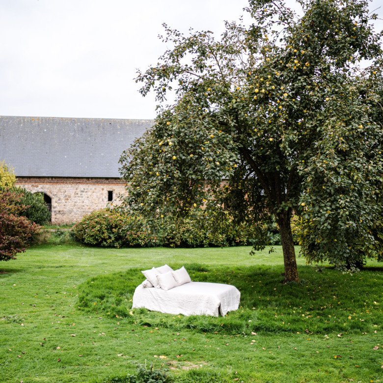 Housse de Couette en Lin Lavé Naturel - Embrin