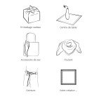 Furoshiki - Emballage cadeau en lin