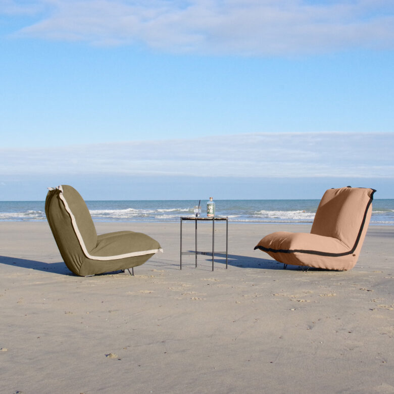 Fauteuil en Lin Bolchoï - Cannelle - Embrin