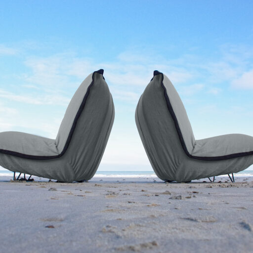 Fauteuil en Lin Bolchoï - Gris Souris