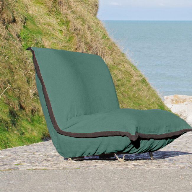 Fauteuil en Lin Bolchoï - Sapin