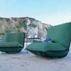 Fauteuil en Lin Bolchoï - Sapin