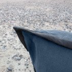 Fauteuil en Lin Bolchoï - Marine