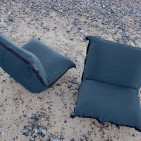 Fauteuil en Lin Bolchoï - Marine