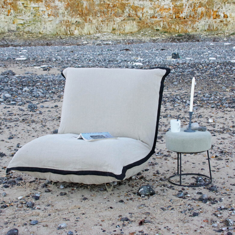 Fauteuil en Lin Bolchoï - Ficelle - Embrin