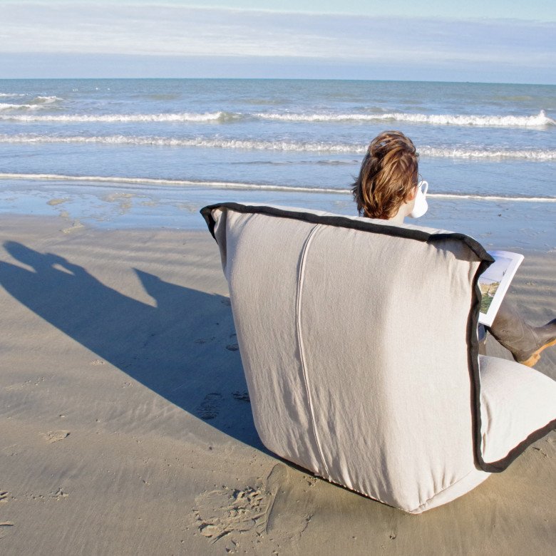 Fauteuil en Lin Bolchoï - Ficelle - Embrin