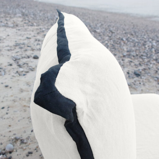 Fauteuil en Lin Bolchoï - Ivoire