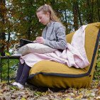 Fauteuil en Lin Bolchoï - Ocre