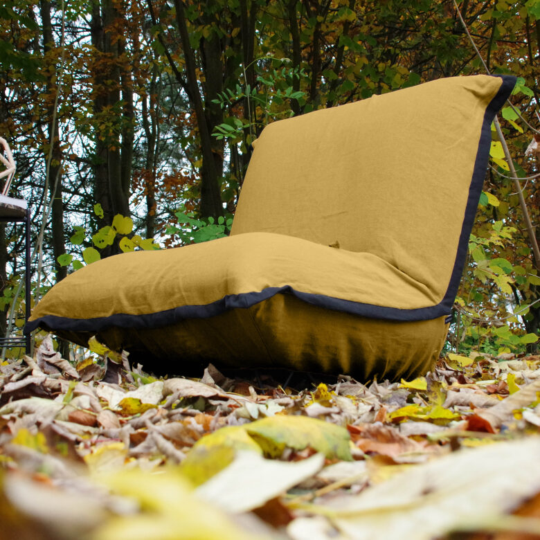 Fauteuil en Lin Bolchoï - Ocre - Embrin