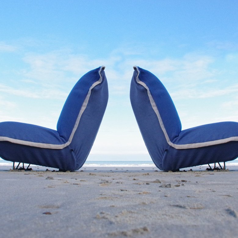 Fauteuil en Lin Bolchoï - Océan - Embrin