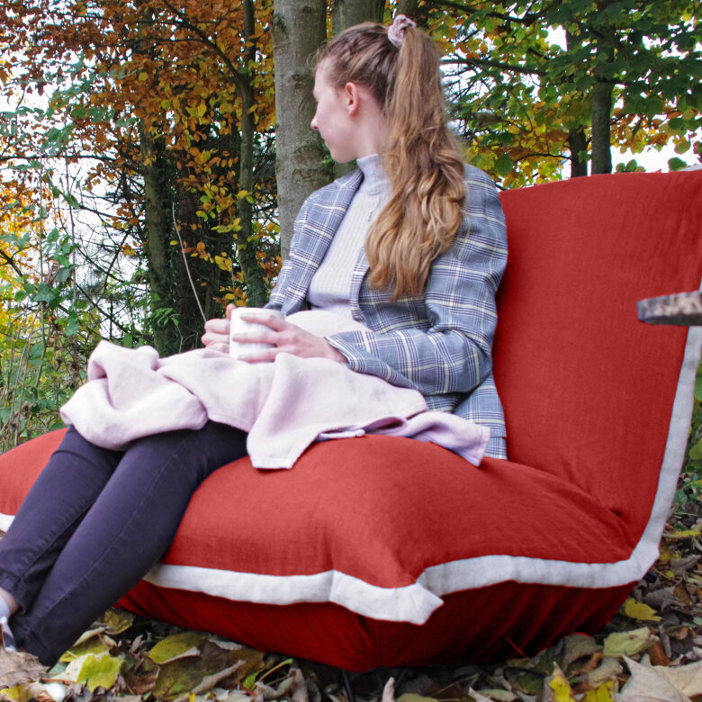 Fauteuil en Lin Bolchoï - Figue - Embrin