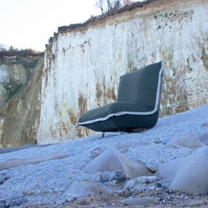 Fauteuil en Lin Bolchoï - Granite