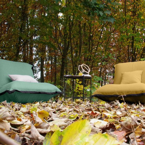 Fauteuil en Lin Bolchoï - Sauge