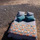 Housse de Couette en Lin Lavé Gris Brume