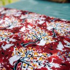 Courtepointe en Lin Lavé À l'Ombre des Pommiers