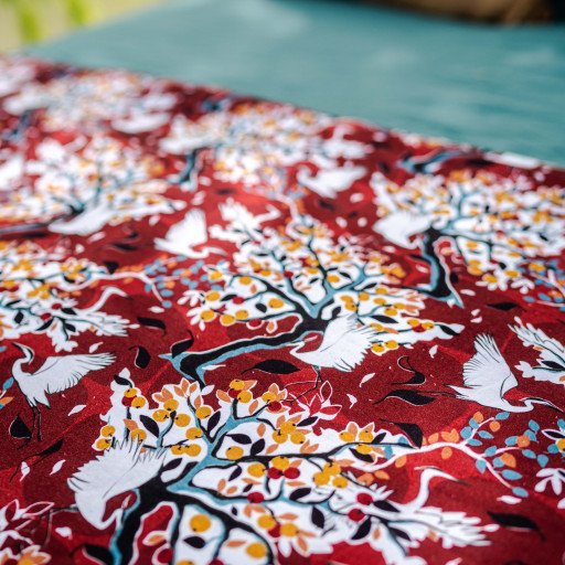 Courtepointe en Lin Lavé À l'Ombre des Pommiers