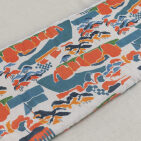 Courtepointe en Lin Lavé Crépuscule sur les Falaises