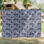 Courtepointe en Lin Lavé Chaumière en Bord de Rivière