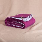 Housse de Couette en Lin Lavé Rose Bruyère Bicolore