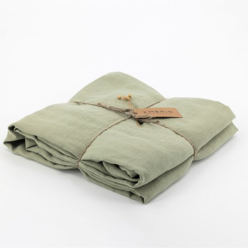 Nappe en lin lavé Tilleul