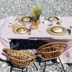 Nappe en lin lavé Pétale de Rose