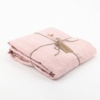 Nappe en lin lavé Pétale de Rose