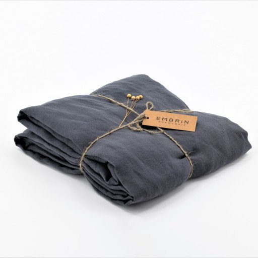 Nappe en lin lavé Silex