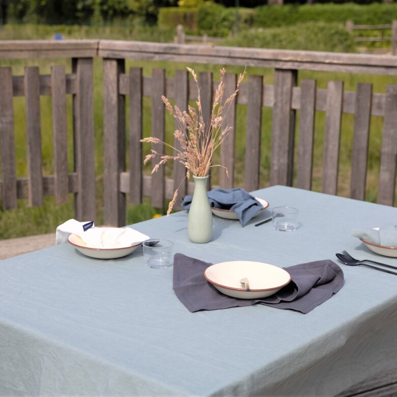 Nappe en lin lavé Celadon - Embrin