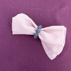 Serviettes de table en lin lavé Pétale de Rose (lot de 4)