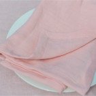 Serviettes de table en lin lavé Pétale de Rose (lot de 4)