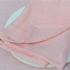 Serviettes de table en lin lavé Pétale de Rose (lot de 4)