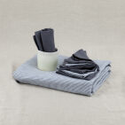 Serviettes de table en lin lavé Silex (lot de 4)