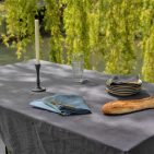 Serviettes de table en lin lavé Silex (lot de 4)