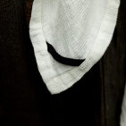 Washed Linen Honeycomb Towel in Chalk White