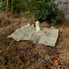 Washed Linen Honeycomb Towel in String
