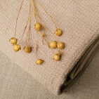 Washed Linen Honeycomb Towel in String