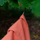 Washed Linen Honeycomb Towel Apricot
