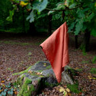 Washed Linen Honeycomb Towel Apricot