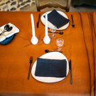 Nappe en Lin Lavé Caramel