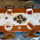 Nappe en Lin Lavé Caramel