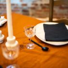 Nappe en Lin Lavé Caramel