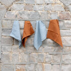 Washed Linen Caramel Napkins (set of 4)