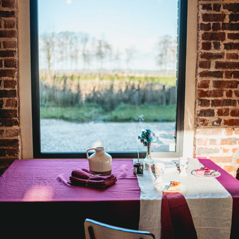 Nappe en lin lavé Rose Bruyère - Embrin