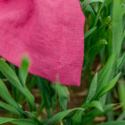 Nappe en lin lavé Rose Bruyère