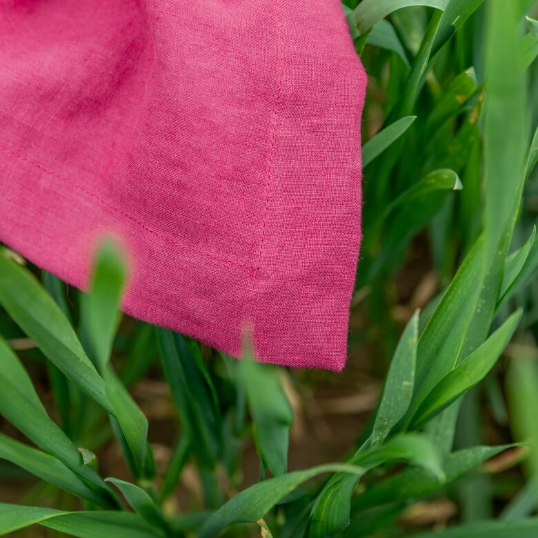 Nappe en lin lavé Rose Bruyère - Embrin