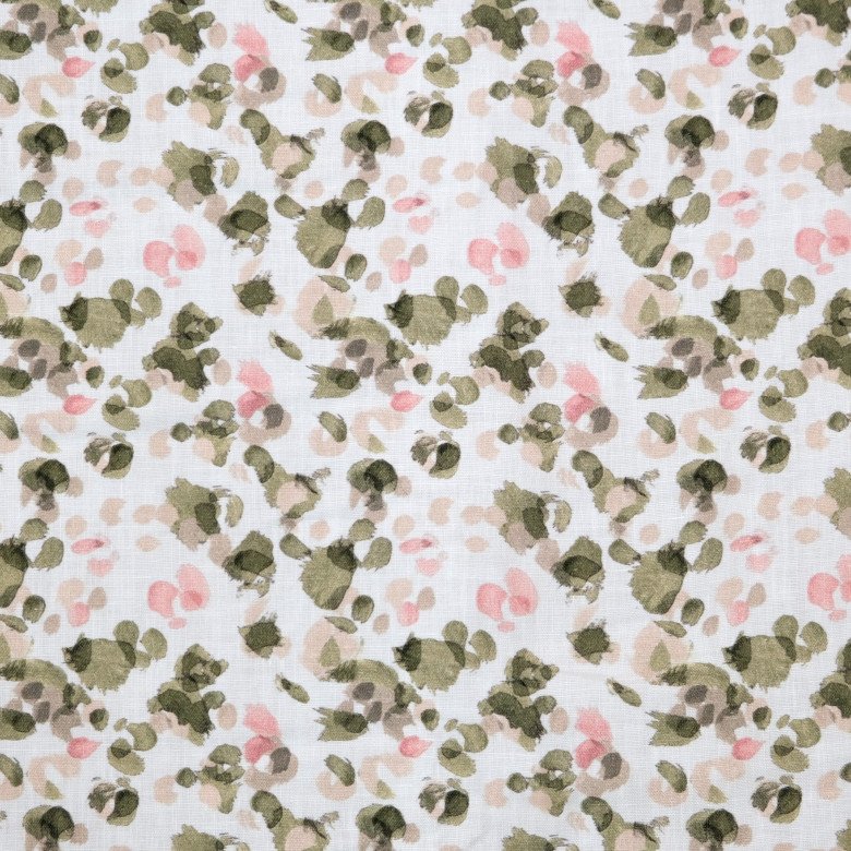 Courtepointe en lin lavé Robe de Léopard d'Eté - Embrin